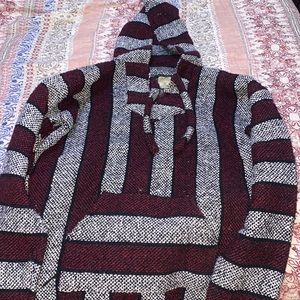 Mexican serape hoodie